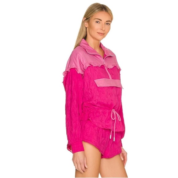 Free People Movement Lets Go Out Pullover in Azalea Combo Size XS - Picture 3 of 6